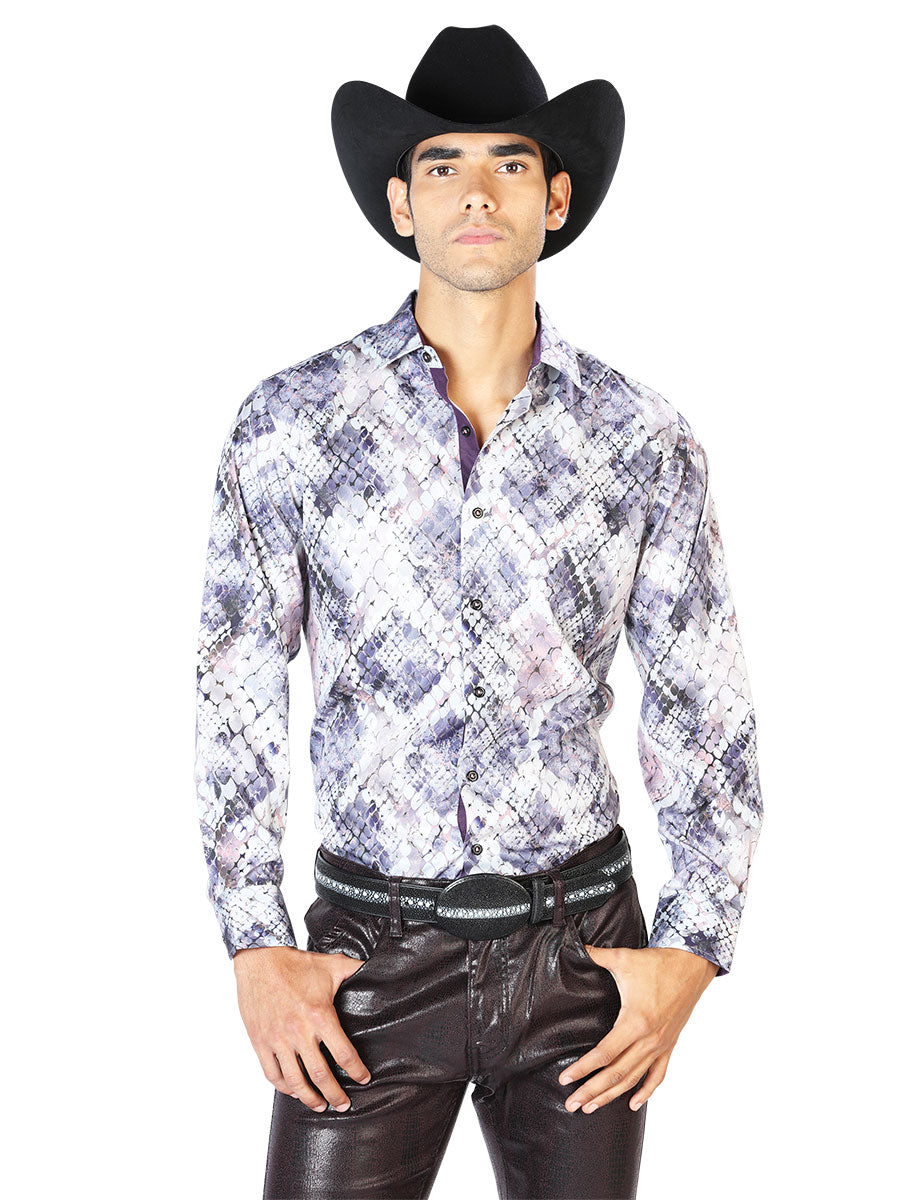 Beige Casual Long Sleeve Shirt 43549