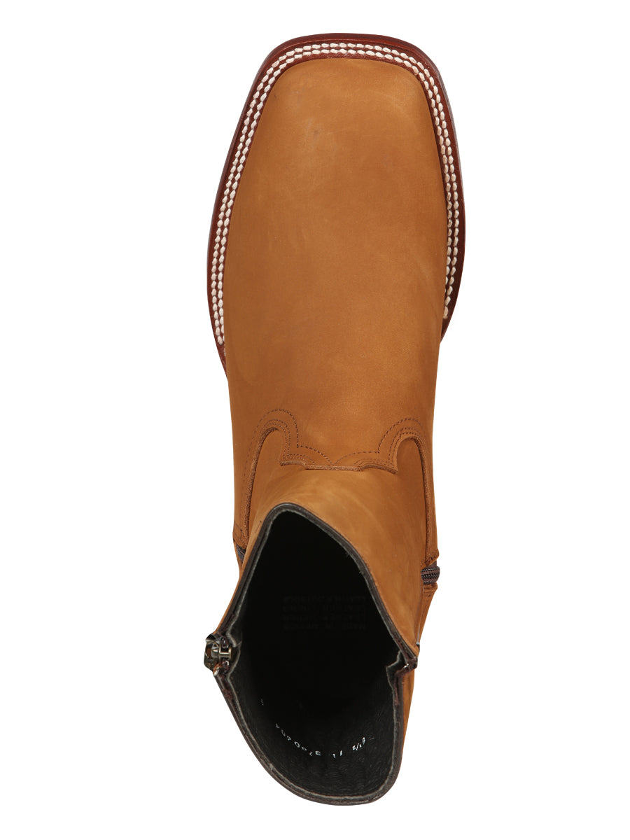 El Canelo Men’s Ankle Boots - Nobuck Taupe 45215